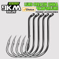 9KM Octopus Fishing Hook Sea Carp Fishing Lures Barbed Hooks Black 50Pcs Fishing Jig Worm Hooks Tackle Saltwater Freshwater.