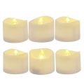 imported Litehouse LED Flameless Tea Light Candle Set - 6 pack. 