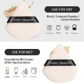 Maange 3Pcs Makeup Brushes + 2Pcs Triangle Powder Puff Set Concealer Eye Shadow Makeup Brush Blending Cosmetic Beauty Tools. 