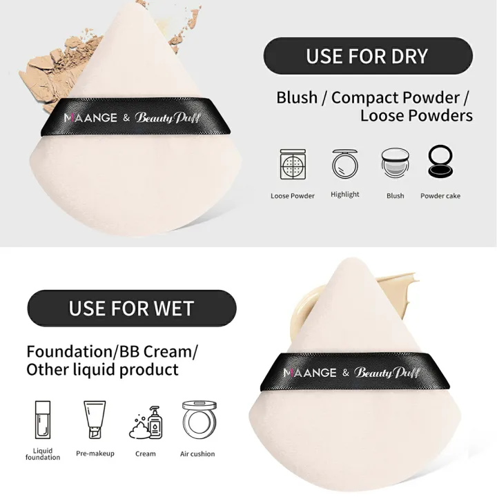 Maange%203Pcs%20Makeup%20Brushes%20+%202Pcs%20Triangle%20Powder%20Puff%20Set%20Concealer%20Eye%20Shadow%20Makeup%20Brush%20Blending%20Cosmetic%20Beauty%20Tools%20-%20Image%206