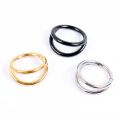 Double Septum Rings Nose Rings Hoops Cartilage Hoop Earring Piercing Nose Open Stacked Hoop Nose Rings 16G 18G 20G 6/8/10mm.