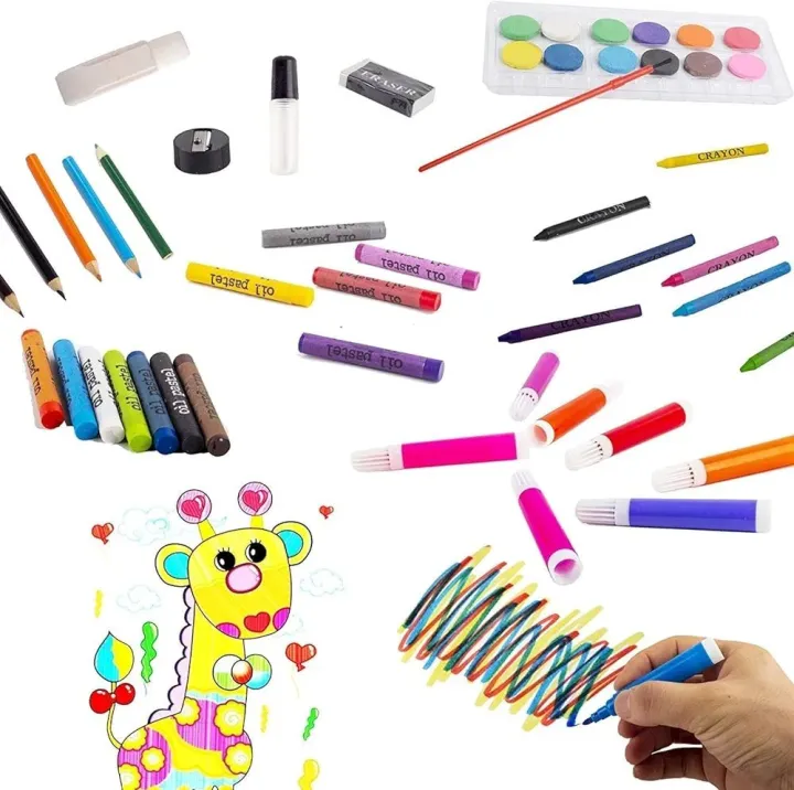 180%20pcs%20Professional%20Color%20Pencil%20Child%20Drawing%20Set,Painting%20Set%20Colored%20Pencils%20for%20Children%20Art%20Supplies%20for%20Kids,Art%20Set%20for%20Drawing%20Painting%20&%20More%20with%20Porng%20set%20180%20Pcs.%20-%20Image%208