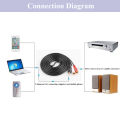 3.5mm to 2 RCA Audio Video Cable Y Splitter Cable for PC DVD Computer TV Recorder Speakers. 