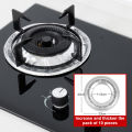 10Pcs/set Thickened Aluminum Foil Covers Gas Stove Oil Proof Pad Protector Cover Proof Cleaning Pad Kitchen Cleaning Parts. 