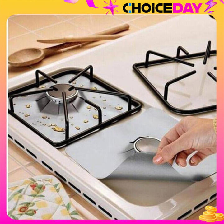 2 pack gas stove pad Burner Protection Board gas stove cover gas stove anti-splash high temperature resistant gas stove anti-stain cleaning pad