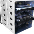 5.25 Inch To 5 X 3.5" SATA SAS HDD Cage Rack Hard Drive Disk Enclosure With Fan HardDrive Disk Tray Caddy Adapter.