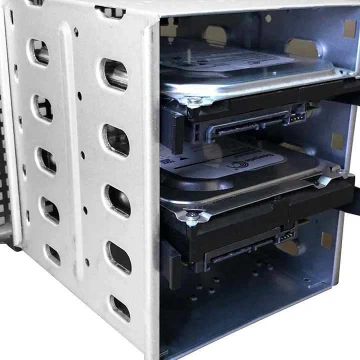 5.25%20Inch%20To%205%20X%203.5"%20SATA%20SAS%20HDD%20Cage%20Rack%20Hard%20Drive%20Disk%20Enclosure%20With%20Fan%20HardDrive%20Disk%20Tray%20Caddy%20Adapter%20-%20Image%204
