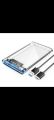 2.5 inch Transparent USB 3.0 Hard Drive Enclosure. . 