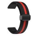 ​20mm 22mm Magnetic D Buckle Band for Samsung Galaxy Watch 6 5 4 for Huawei GT4 3 GT2 pro bracelet for Garmin Vivoactive 4 strap. 