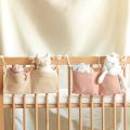 Multifunctional Newborn Bed Headboard Organizer New Portable Baby Crib Storage Bag For Kids Baby Bedding Diaper Bag. 
