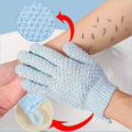 1pc Five Finger Bath Gloves Creative Home Body Massage Sponge Lazy Bath Gloves Deodorant Massage Elastic Bath Scrub Mud. 