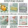 28/56 Grid Ice Cube Mold Reusable Refrigerator Ice Maker One-touch Easy Release Homemade Ice Cube Tray Mold Home Ice Making Tool. 