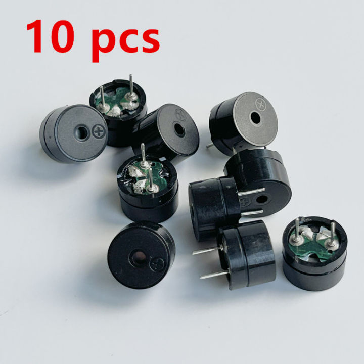 10PCS Passive Buzzer 12MMx8.5MM 12085 42R Resistance 3V 5V 9V 12V in Common Use Mini Piezo Buzzers Kit, for Arduino