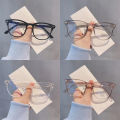 Fashion glasses, blue light filter glasses, Korean-style round frame glasses men and women, blue light protection glasses. 