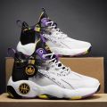 High-top basketball shoes men's 2024 new thick-soled height-enhancing youth student sports shoes breathable and non-slip. 