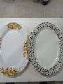 High Quality Melamine Oval Shaped Serving Dish Rice Dish 15.5 inch. 
