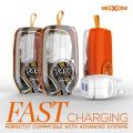 Fast MX-HC39 charger MOXOM IPHONE/TYPE C/MICRO USB. 