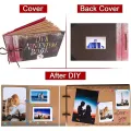 40 Pages DIY Adventure Album Photo Album Handmade Scrapbook Adventure Book Retro Kraft Album Anniversary Wedding Guest Book. 