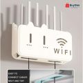 1PC Wall Hanging Wireless Wifi Router Shelf Storage Box ABS Plastic Wifi Router Box.