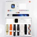 i20 Ultra Max SUIT 10 in 1 Set Smartwatch with TWS Earphone Wireless 7 Straps 2.3" Heart Rate Tracker Ultra 8 Smart Watch 49mm. 