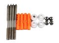 Toilet Fixing Screw Set | Commode Kit SS 4 bolts. 
