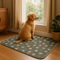 1pcs Cute Waterproof Pet Pee Pad Washable Puppy Training Pad Mat Reusable Anti-Slip Pee Pad Blanket Absorbent Diaper for Dog Cat. 