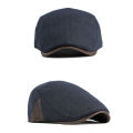 British Retro Beret Hat For Men Winter Thick Warm Woolen Newsboy Cap Fashion Outdoor Casual Cap.