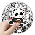 Cute panda pack of 30  INS stickers Aesthetic sketchbooks PVC Laptop Diary Decoration scrapbooking School stationery supply for kids 4 stickers extra. 