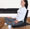Portable Floor Chair, Foldable Lazy Sofa Chair Floor Chair, Padded Floor Chair Cushioned Back Support Tatami Chair, Video Game Legless Backrest Chairs for Meditation Reading TV Watching Gaming (Color send rendom delivery). 