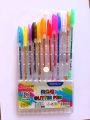 12 colors glitter pen, high quality glitter pens for arts and designing. 