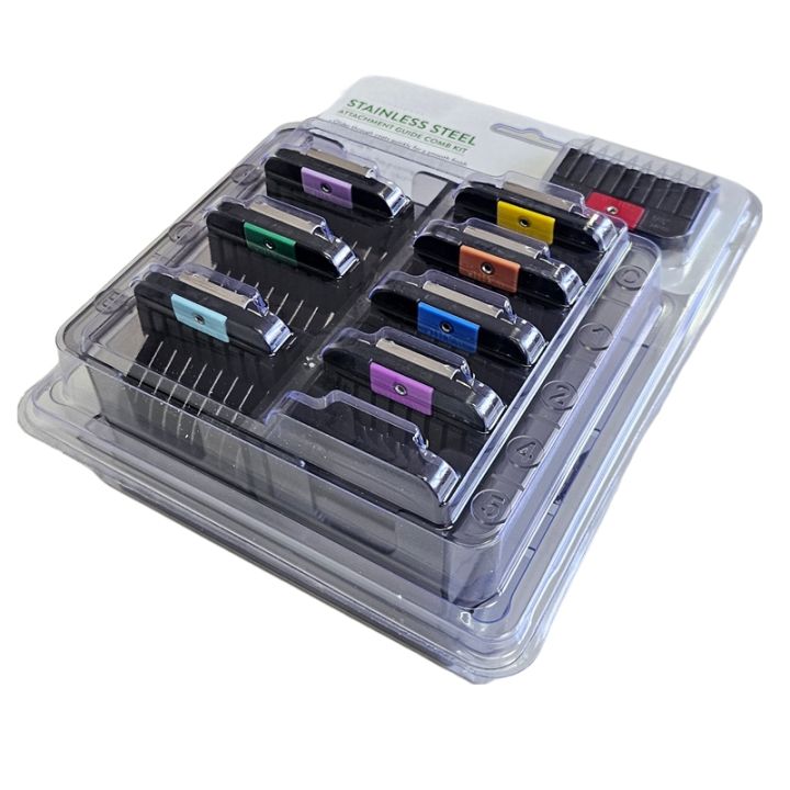 Professional%20Animal%20Stainless%20Steel%20Attachment%20Guide%20Comb%20Set%20for%20Wahl%20KM%20Detachable%20Blade%20(Only%20For%20#10/15/30)%20Pet,%20Dog%20Clipper%20-%20Image%204