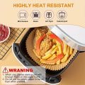 25/50/100pcs Oil-Proof Non-Stick Disposable Square Papers for Frying Baking Cooking, Versatile Air Fryer Parchment Paper Liners. 