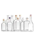 1-Litre Milk/Water Bottle Glasses - Random Selection From A Quality Assortment Of Used Bottles. 
