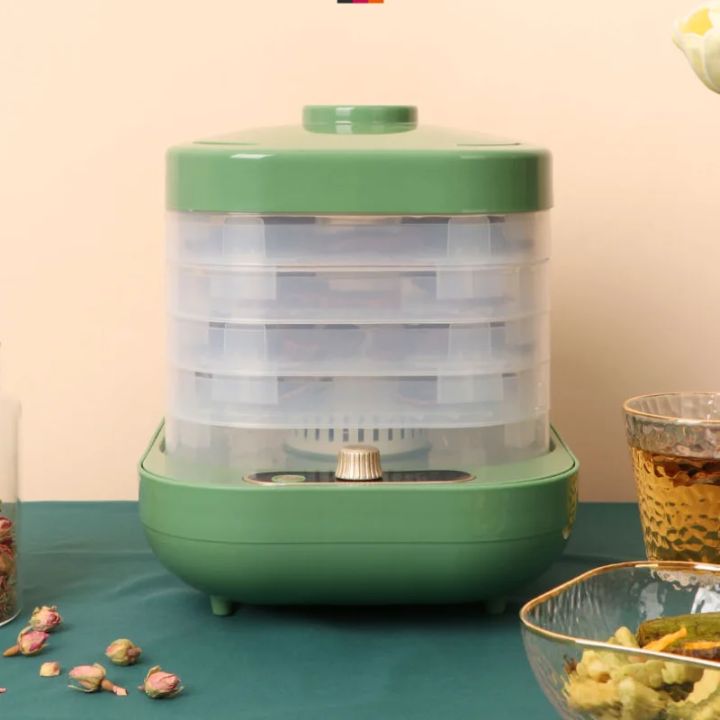 Food Dehydrator 5 Trays Dried Fruit Vegetable Herb Meat Drying Machine Electric Yogurt Maker Pet Snacks Air Dryer Oven EU