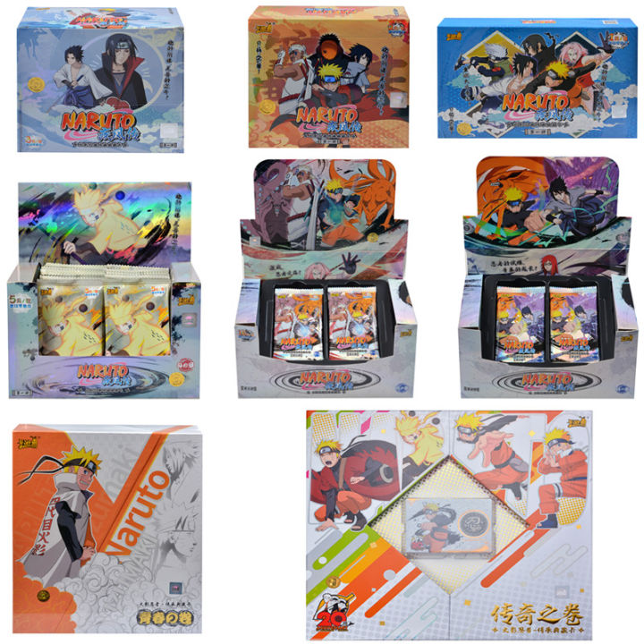 Original KAYOU Anime Naruto Cards Chapter Of The Array Box Added SE Ninja World Collection Cards Toys For Children  Birthday Gif