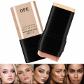 OPE Portable Foundation Stick - Dual-Ended with Brush, Hydrating Dewy Finish, Full Coverage & Long-Lasting Wear.