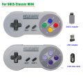 New 2.4GHz Wireless Gamepad Controller for Super Nintend NES & SNES Classic Mini Wireless Console Joystick Gamepads Dropshipping.