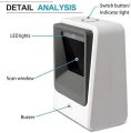 Hands-Free 2D 1D Barcode Scanner, Alacrity QR Omnidirectional Barcode Scanner, Capture Barcodes from Cell Phone Screen, White. 