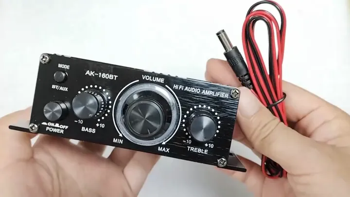 AK170 AK270 Mini Stereo Amplifier, 2 Channel Home Audio Power Amplifier ...