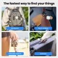Mini GPS Tracker Smart Tag Compatible with iOS Find My APP Global Locator Anti-lost Finder for Car Pet Keys Wallet Suitcase iTag. 