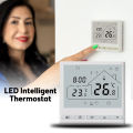 WiFi Smart Thermostat 5+2 Programmable 3A Water Heating Tuya Voice Control Thermostat DIY Install LCD Display Smart Temperature. 