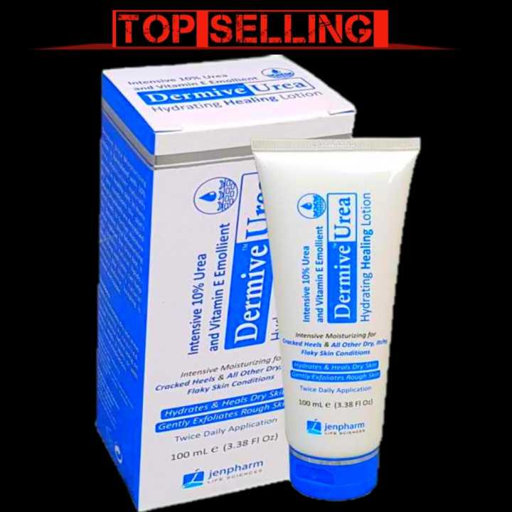 DermiVe Urea Hydrating Healing Lotion for Men and Women