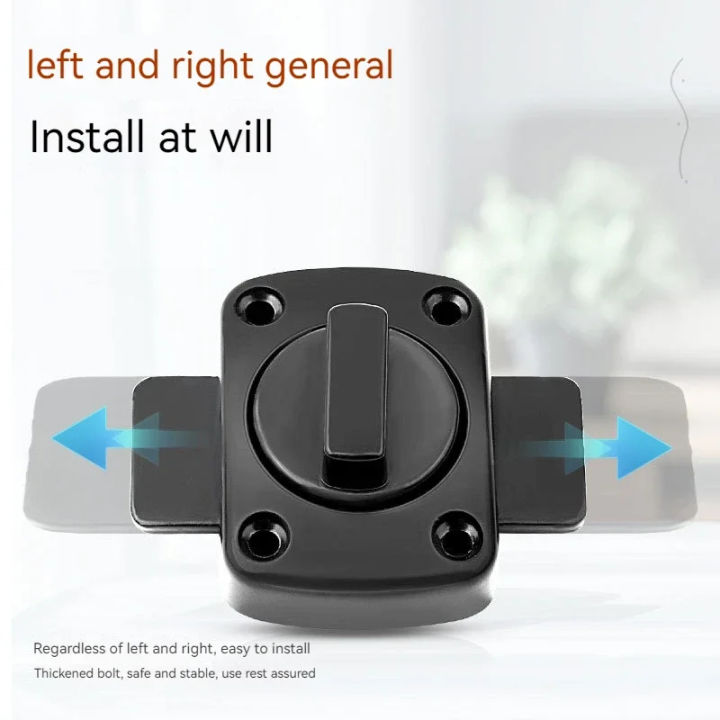 1pc%20Home%20Security%20Latch%20Rotate%20Bolt%20Latch%20Gate%20Latches%20Door%20Slide%20Lock%20Twist%20Rotating%20Barrel%20Lock%20For%20Bathroom%20Toilet%20Door%20Lock%20-%20Image%203