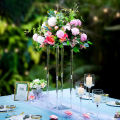 Wedding Centerpieces Acrylic Vases Flowers Stand for Birthday Party Tables Decorations Window Display Rack Cake Stand Home Decor.