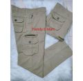 Understated -Craftsmanship and Trendy -6 Pocket Biscuit Colour Exclusive Cargo Mobile Pant for Men- Progressively Better. 