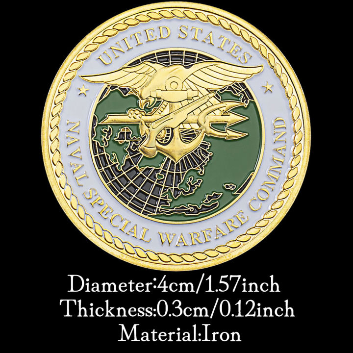 United%20States%20Naval%20Special%20Warfare%20Command%20Navy%20Seals%20Collectible%20Golden%20Plated%20Souvenir%20Coin%20Commemorative%20Coin%20Challenge%20Coin%20-%20Image%203