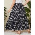 Girl's/Women Lilen Fabric Long Skirt -Free Size. 