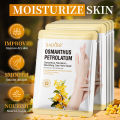 5 Pairs SADOER Osmanthus Hand Mask Moisturizing Anit-aging Anti Wrinkles Exfoliating Hand Gloves Hands Exfoliator.
