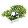 Fake Plant Flowers Potted Ornaments Artificial Plants Bonsai Small Tree Pot For Home Festival Wedding Decoration Accessories. 