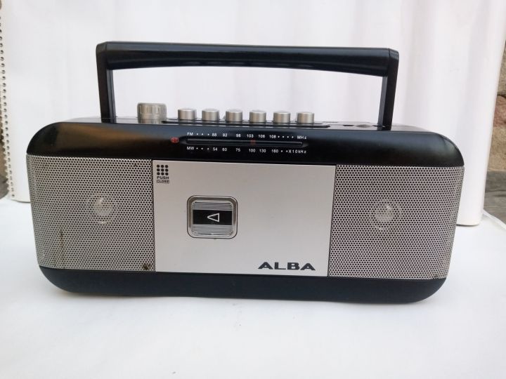 Radio Alba With Cassette Player  FM.MW Made in China Good Working Condition All Pictuers Are Original